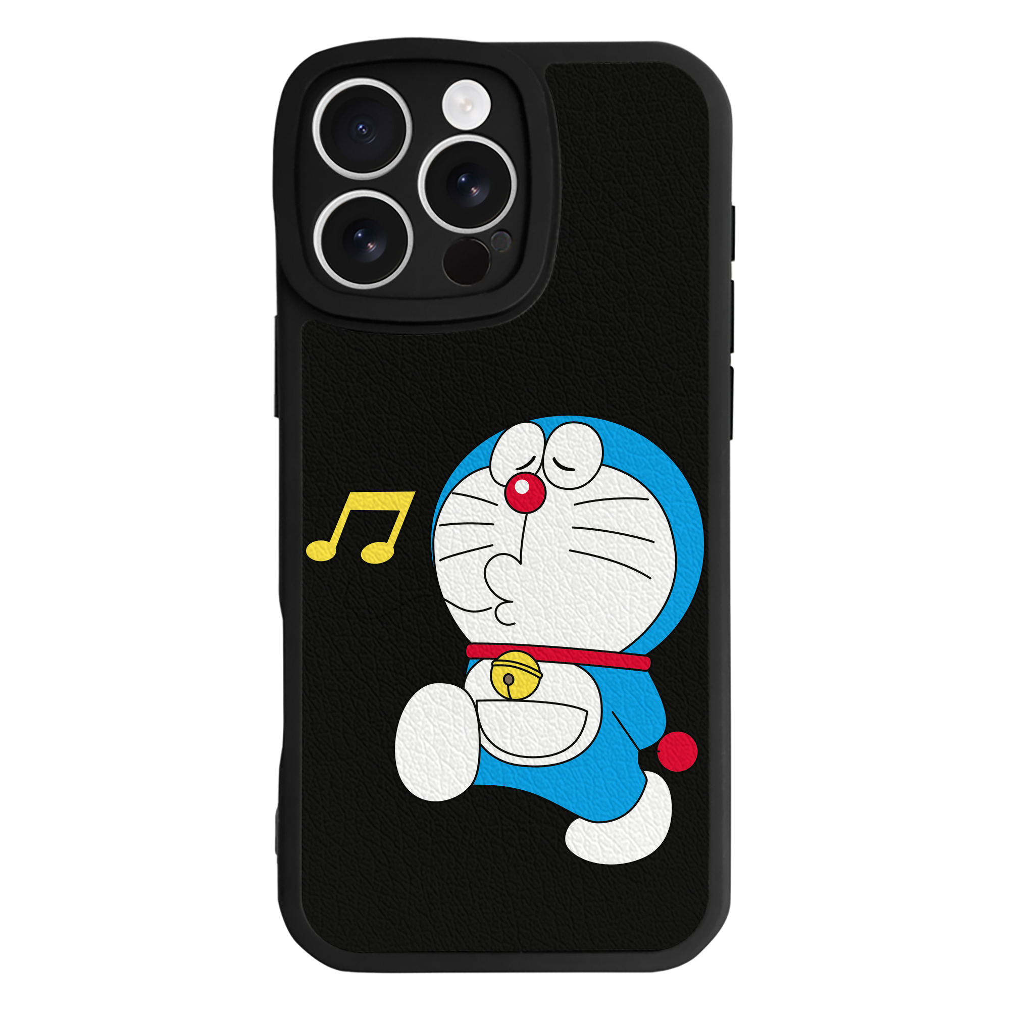 （画像用） ドラえもん Doraemon 【iPhone 16シリーズ対応】シリコンスマホケース（レザー調） 材質：シリコン